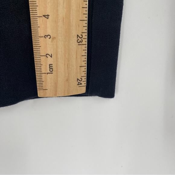 Everlane Pants Black Curvy Side Zip Stretch Office Quiet Luxury Cropped 8 - Picture 10 of 12